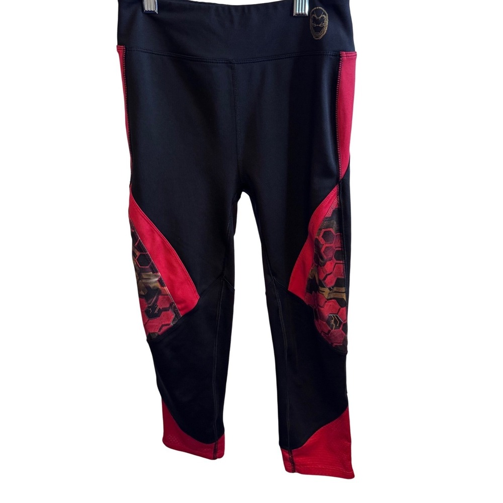 Marvel Her Universe Black Panther Leggings "Be A Hero" Red/Black Size Small
